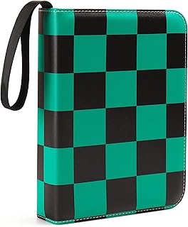 Anime Green 4 Pocket Trading Card Binders for 400 Cards