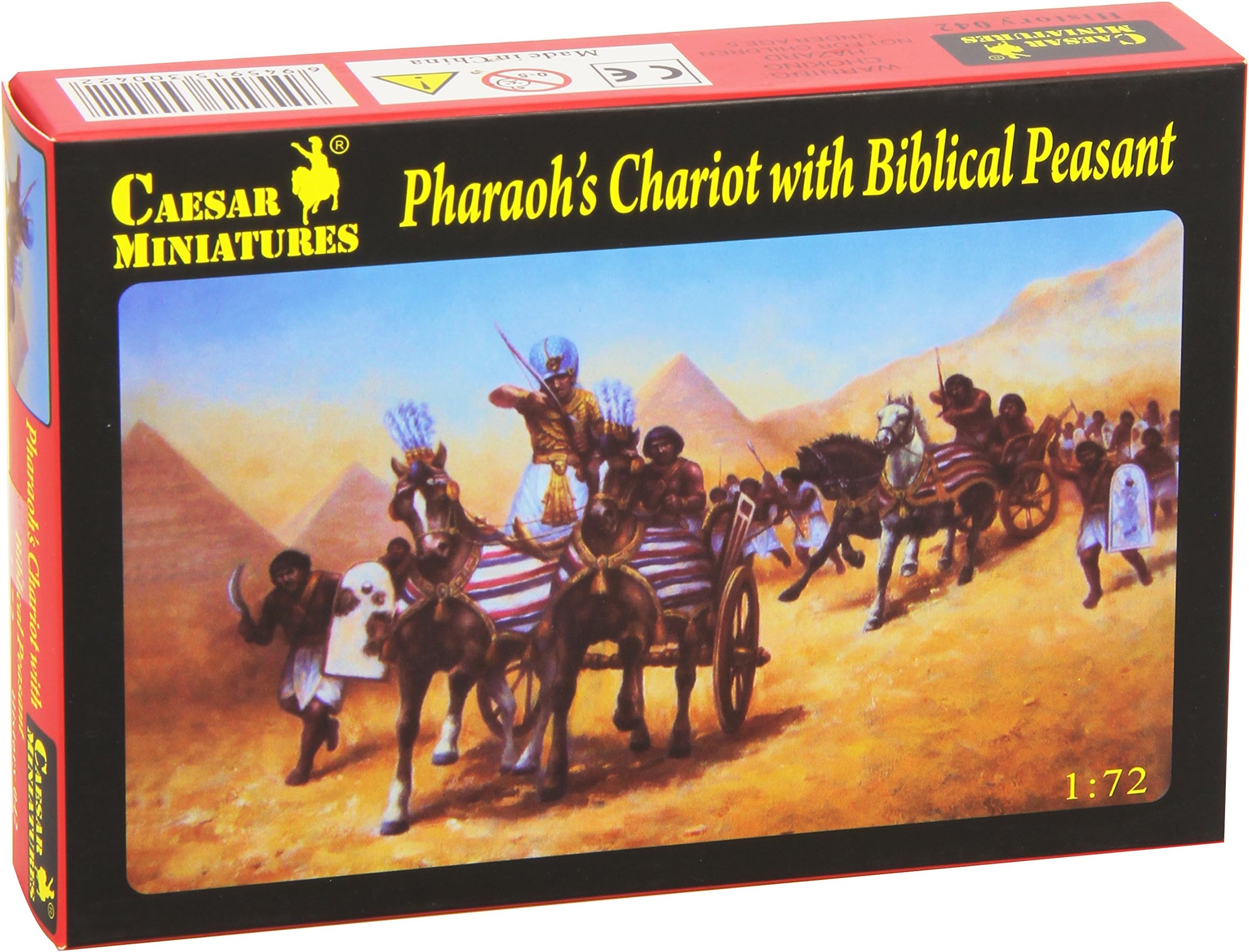 Caesar Miniatures Pharoah's Chariot with Biblical Peasant - 1/72 Plastic Soldiers by