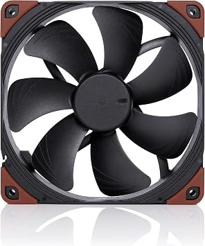 Noctua NF-A14 iPPC-3000 PWM, Heavy Duty Cooling Fan, 4-Pin, 3000 RPM (140mm, Black)