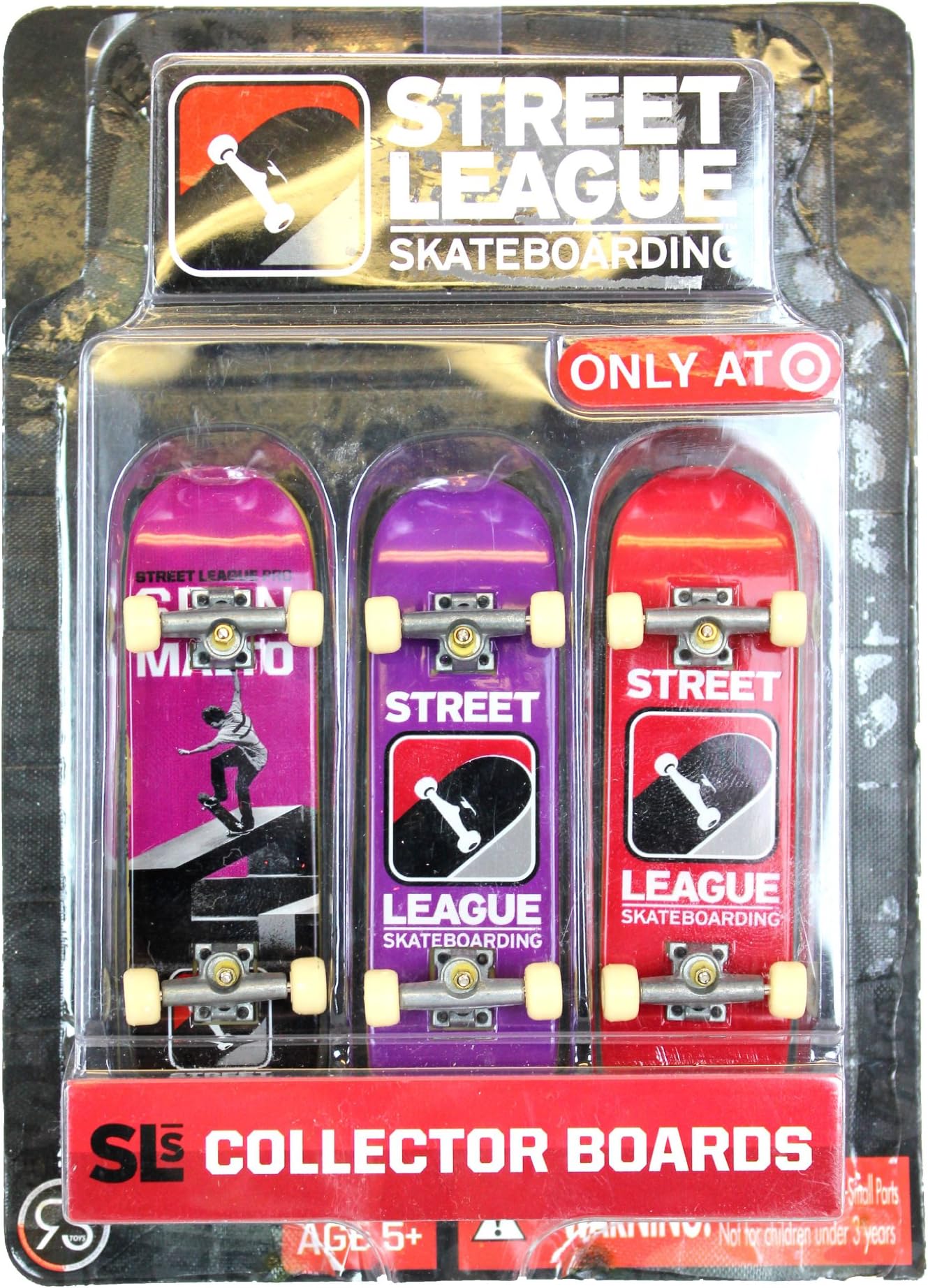 Street League Skateboarding 3 Pack Purple Purple Red Pack Layout