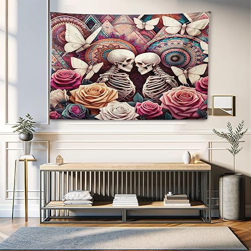 Miniatura 23 de Ambesonne Tapiz hawaiano, Costa Na Pali en la isla de Kauai en Hawái, día soleado, horizonte de montaña, colgante de pared para dormitorio, sala