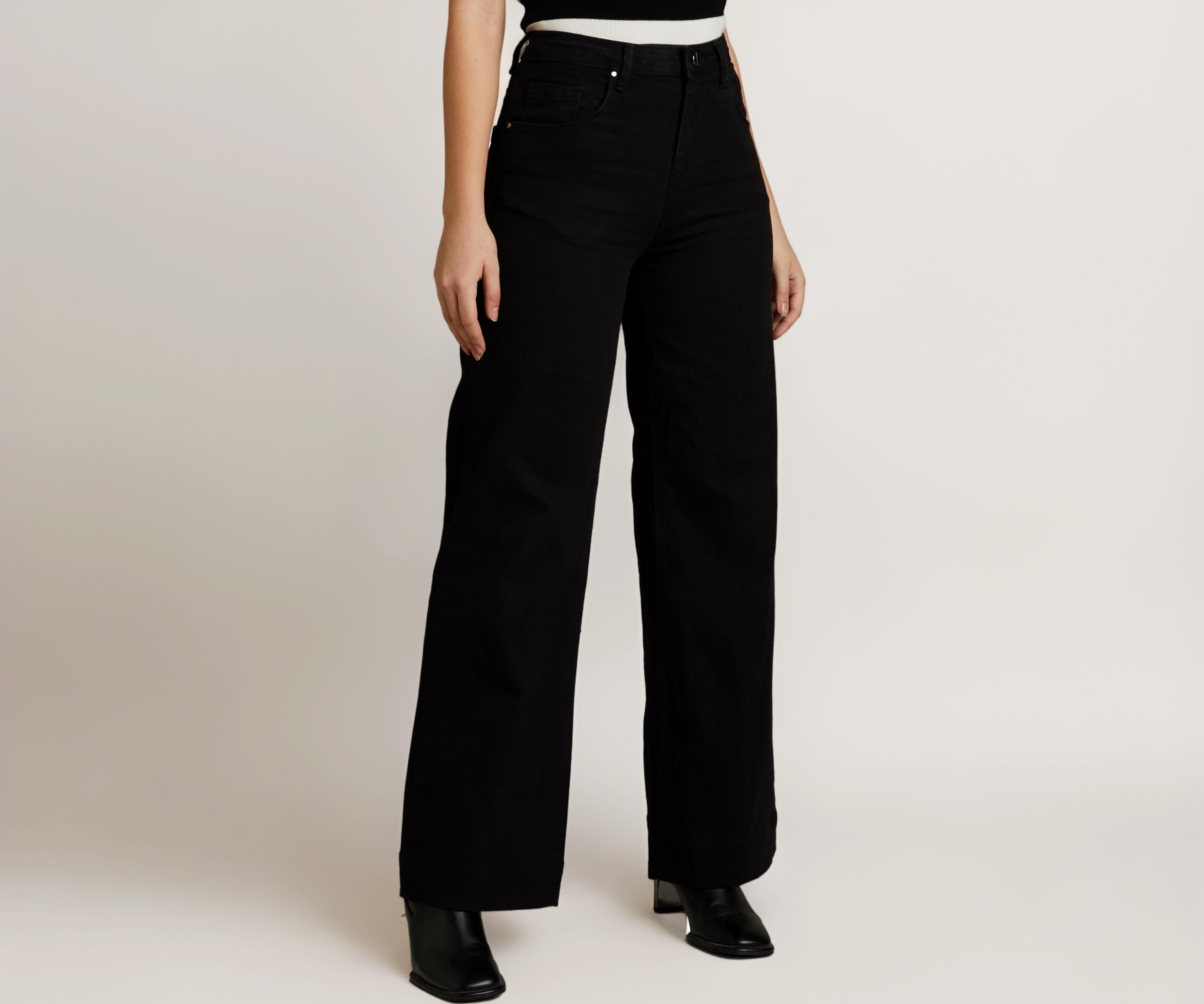 - Women Baggy Wide Leg Jeans (High Rise | Full Length) (Available in Plus Sizes)