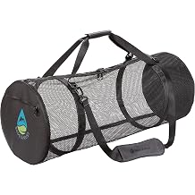 S k Gear SCUBAS k Foldable Mesh Duffel Bag with External Waterproof Pocket