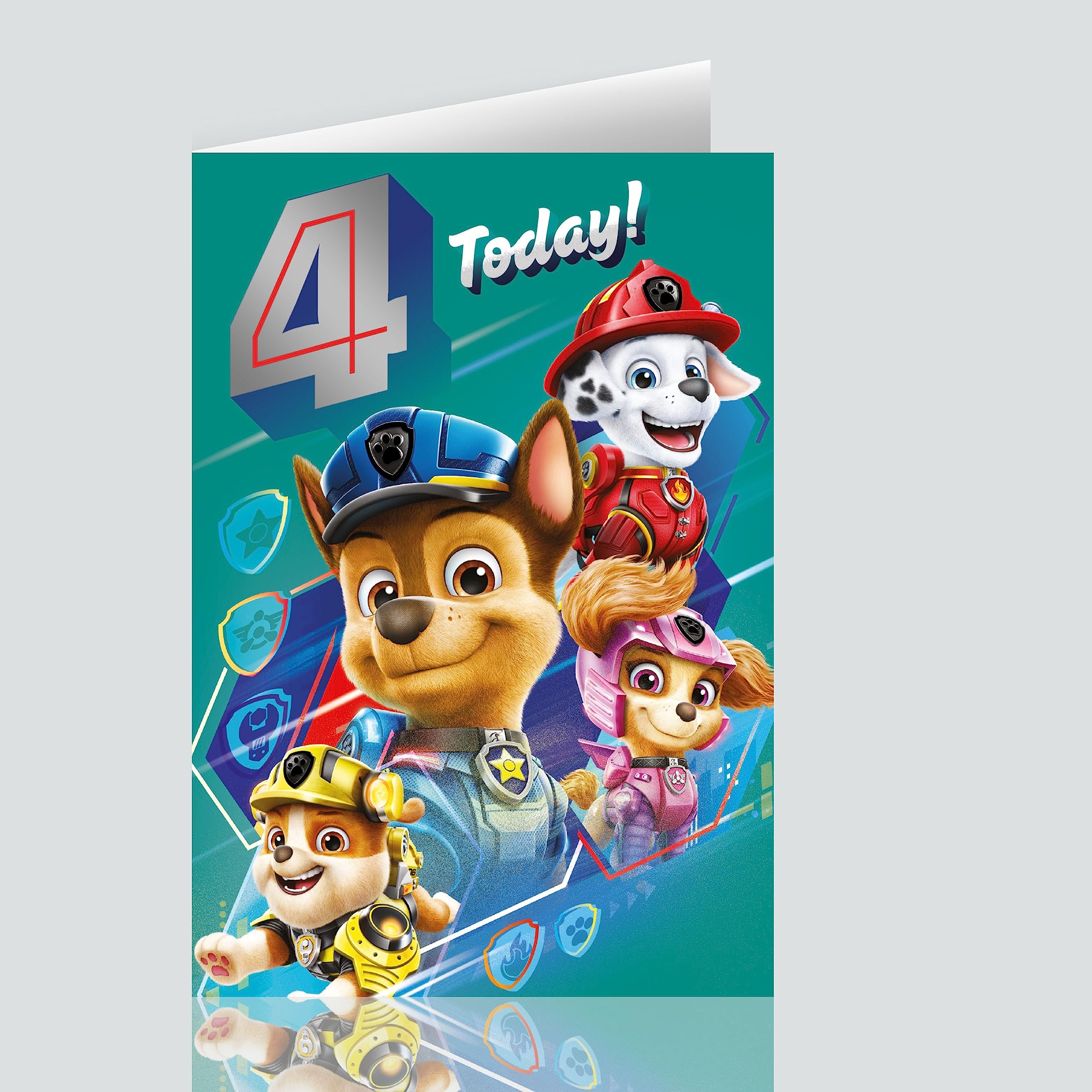 Biglietto Di Auguri Ufficiale Paw Patrol Con Scritta 'Thank You' – Con Busta
