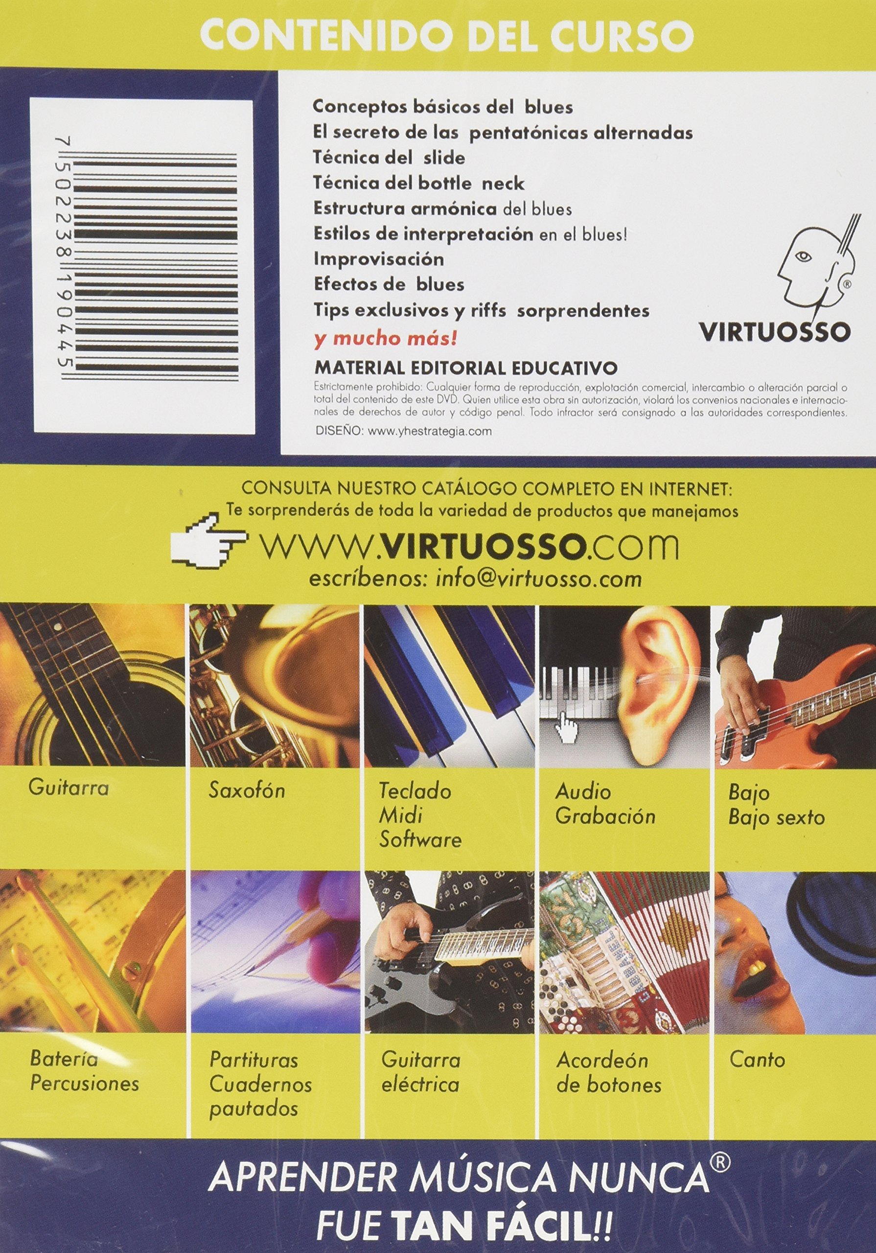 blues Guitar Method (Curso de guitarra de blues) spagnolo solo