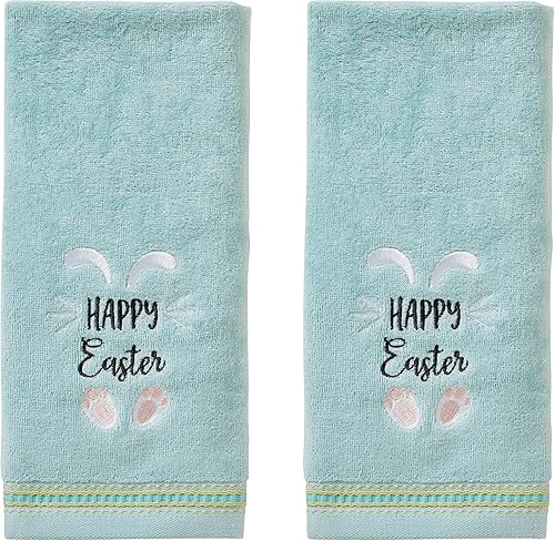 SKL Home Happy Easter Bunny - Juego de toallas de mano