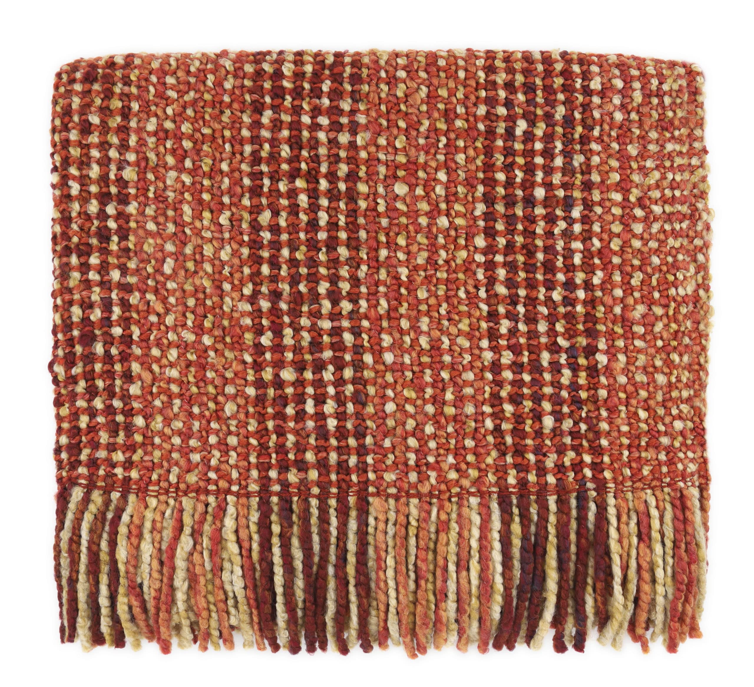 Bedford Cottage Greenwich Throw 40x70, Spice, Acrylic/Polyester, USA