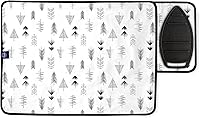 Vista 10 de Encasa Homes - Tapete de planchar pequeño de 28 x 20 pulgadas con acolchado de 0.118 in y soporte de plancha de silicona para presionar al vapor