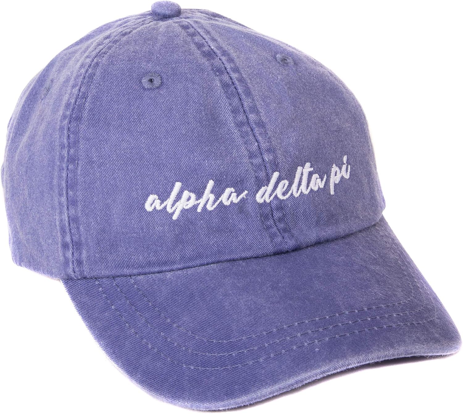 Desert Cactus Alpha Delta Pi Sorority Baseball Hat – Adjustable A D Pi Embroidered Cap with Cursive Font (N)