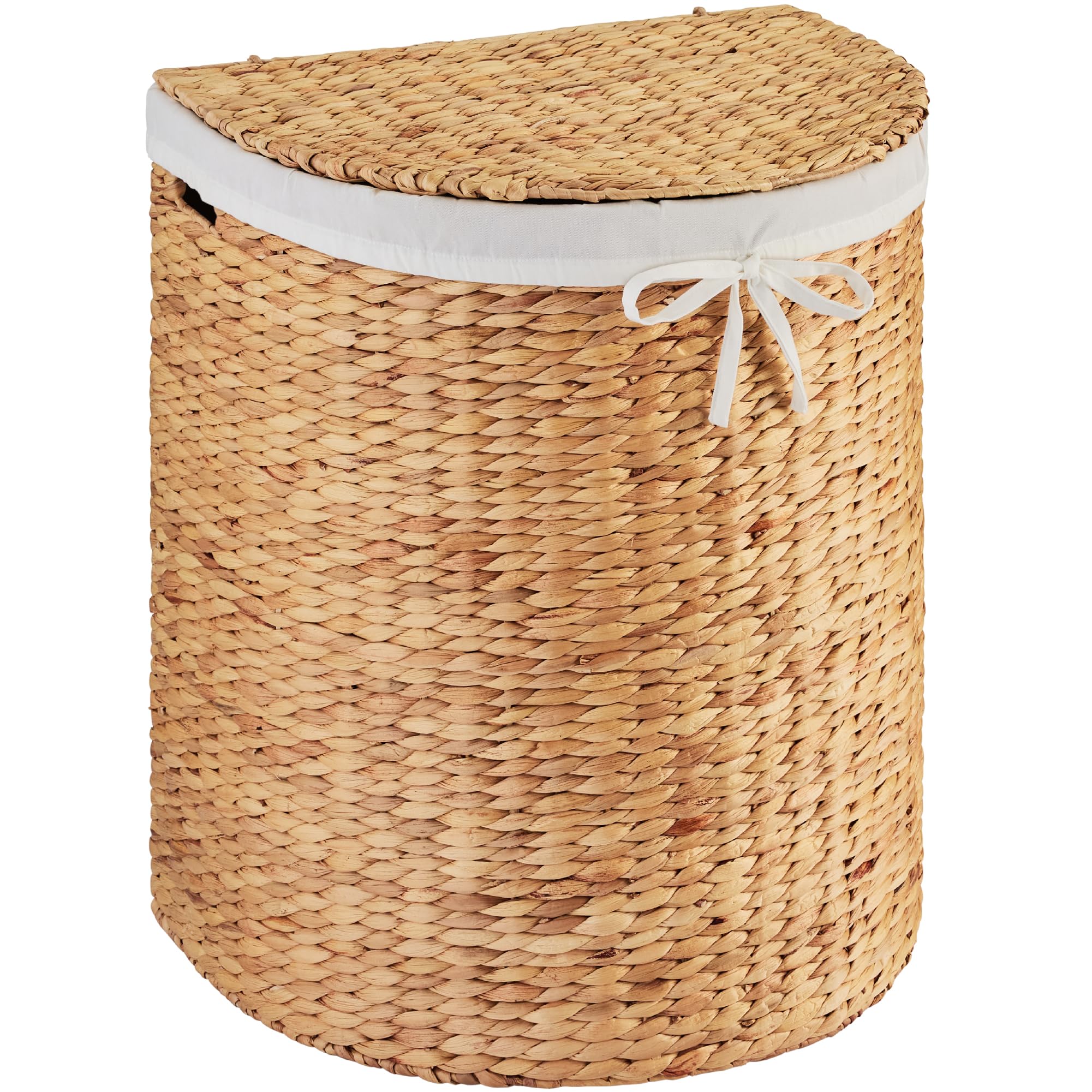 Best Choice Products Half Moon Laundry Hamper w/Lid