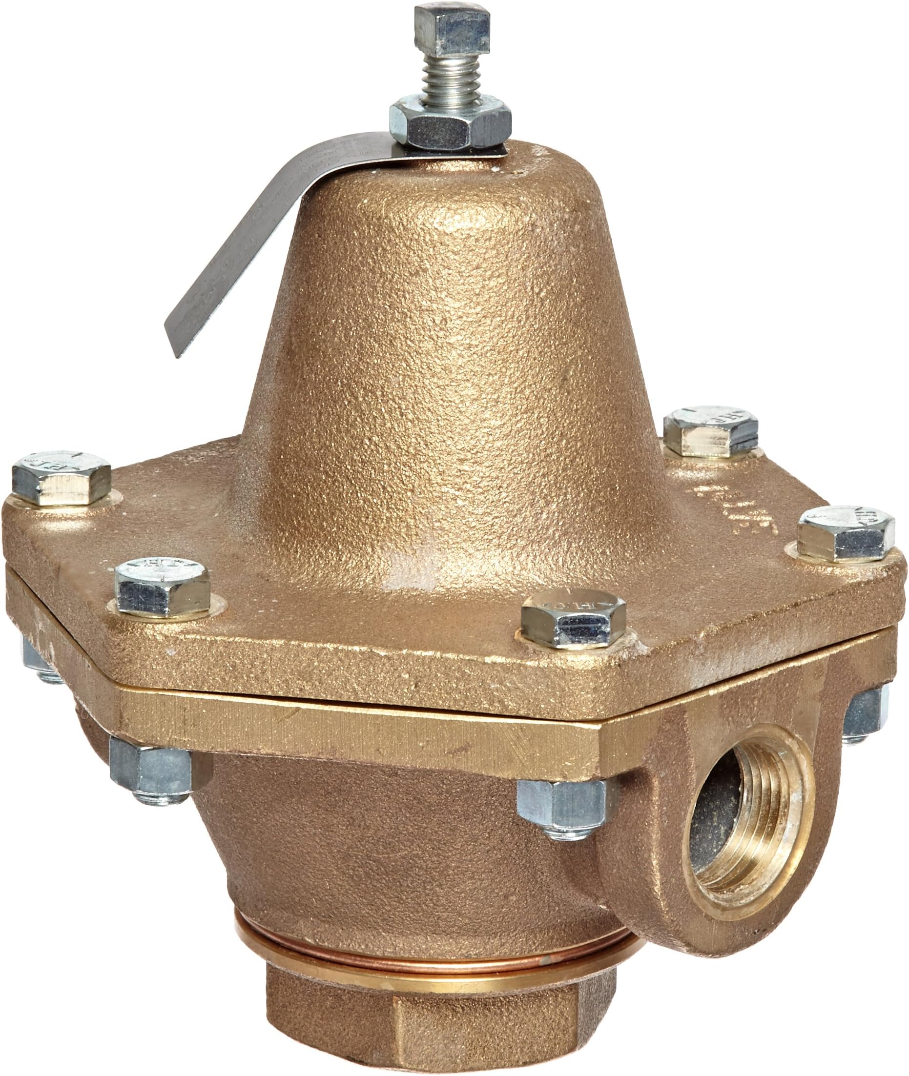 1874-0053 Bronze Pressure Regulator, 30 - 75 PSI Pressure Range, 3/4" NPT Female