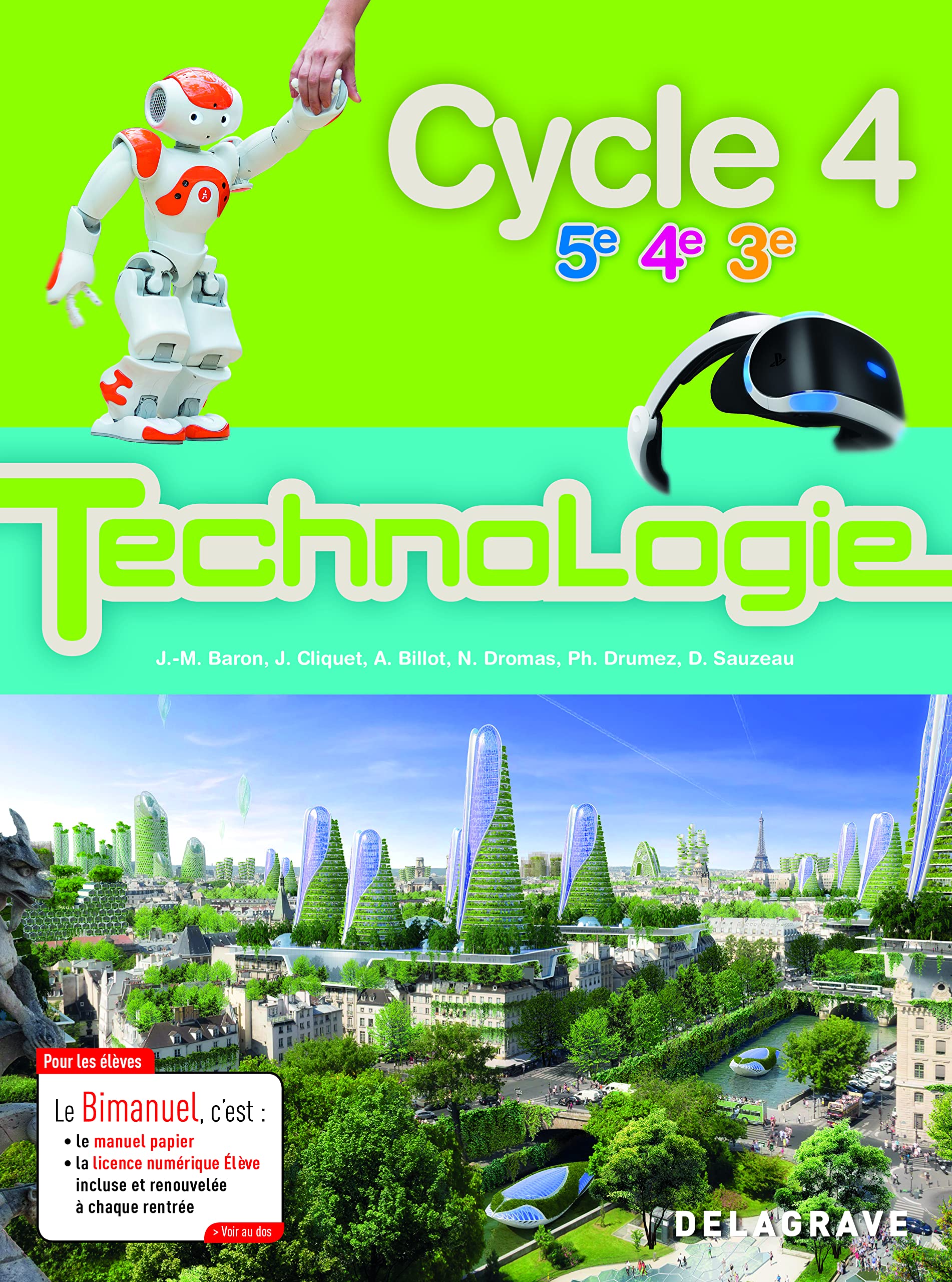 Technologie Cycle 4 2017 Manuel élève pour le programme de collège