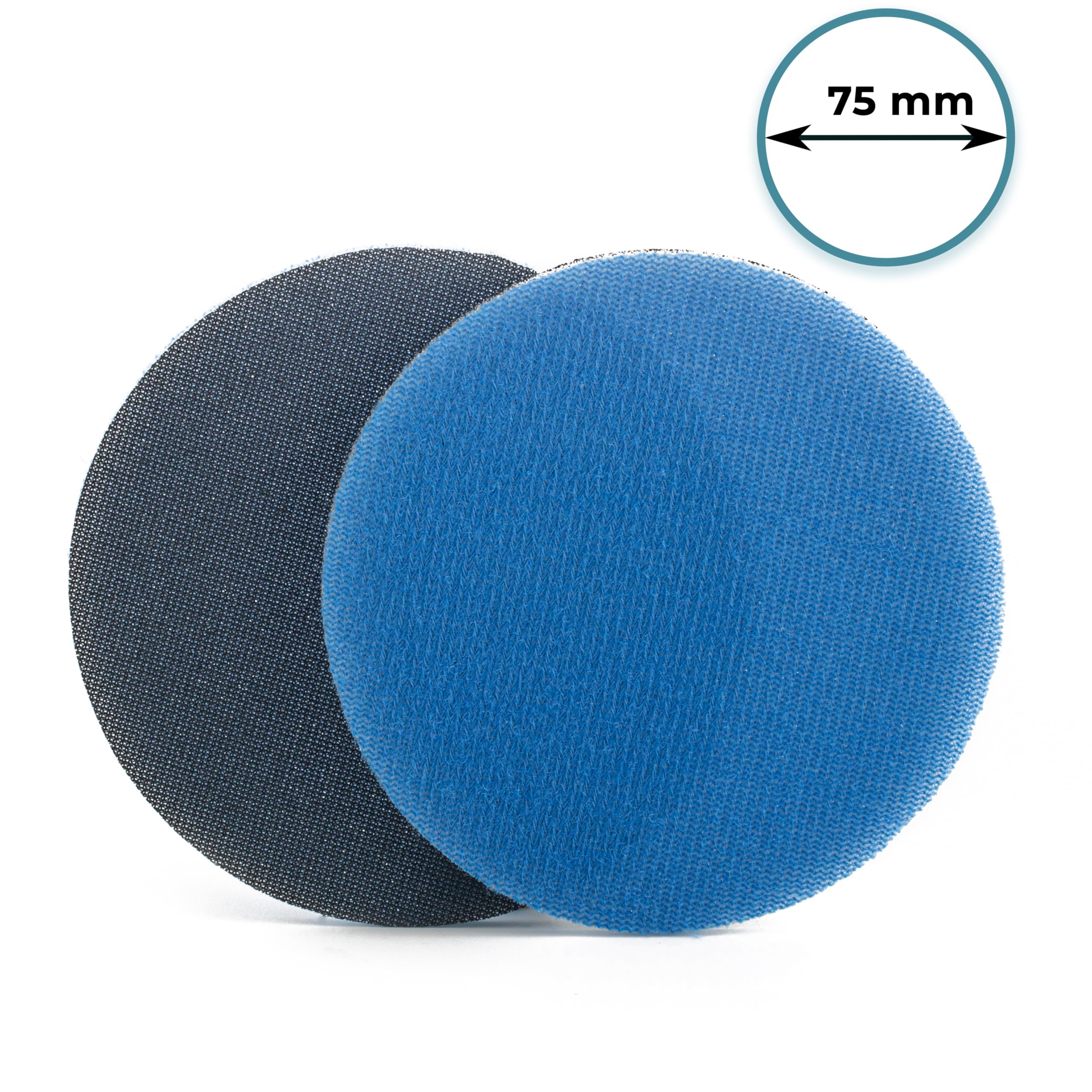 GLASS POLISH 14302 GlasX60 Disques abrasifs professionnels pour verre et plastique | Grain P600 | Ø 75 mm | Paquet de 20