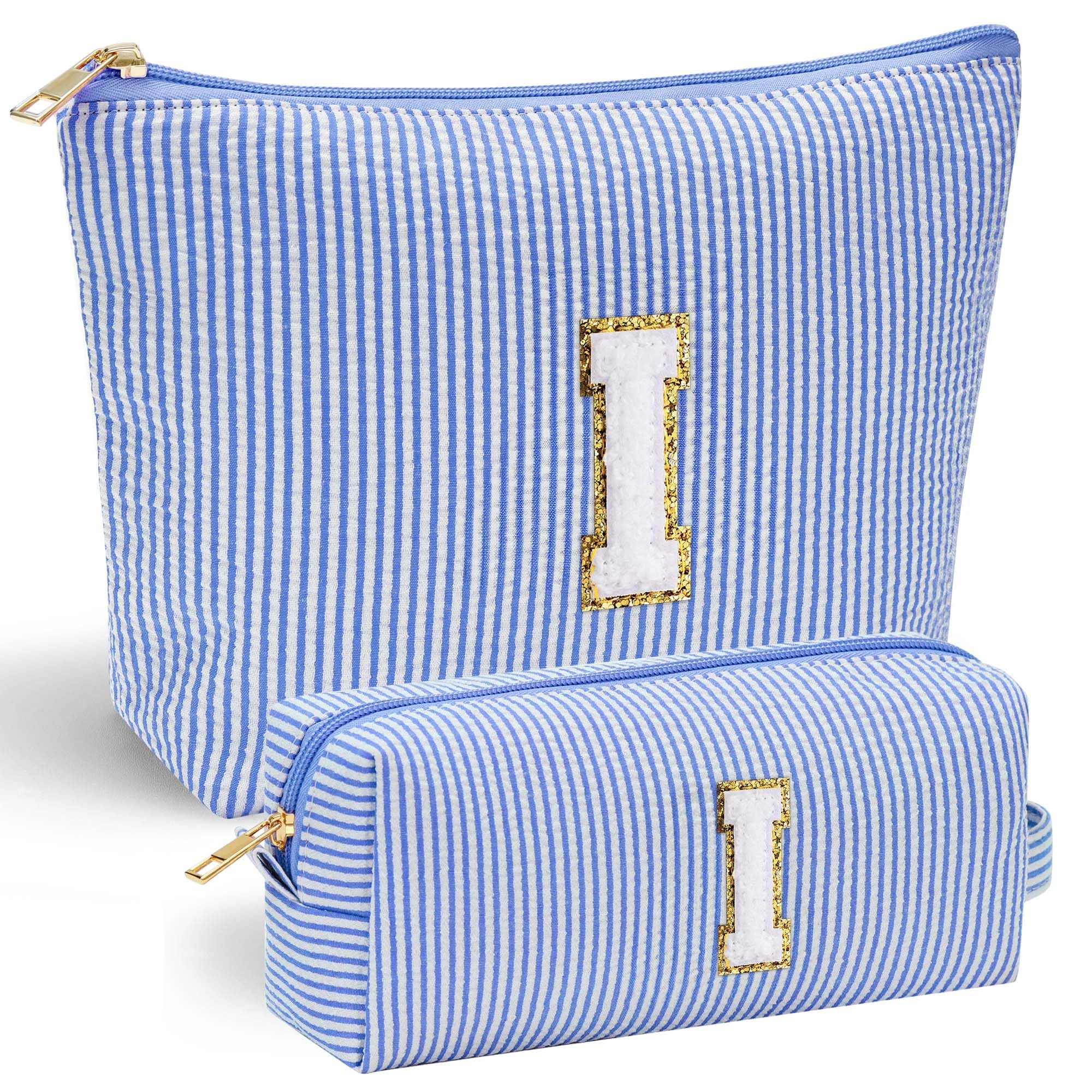 Parima Personalised Gifts for Girls Women - Personalised Make up Bag Initial Make up Bags A Preppy Stuff Birthday Gifts for Women Gift for Girl Womens Girlfriend Teenage Girls Gift Makeup Bag — view 99
