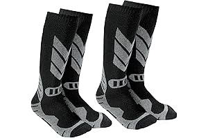 Warm Kids Ski Socks: Merino Wool Winter Snowboard Thermal Socks for Kids
