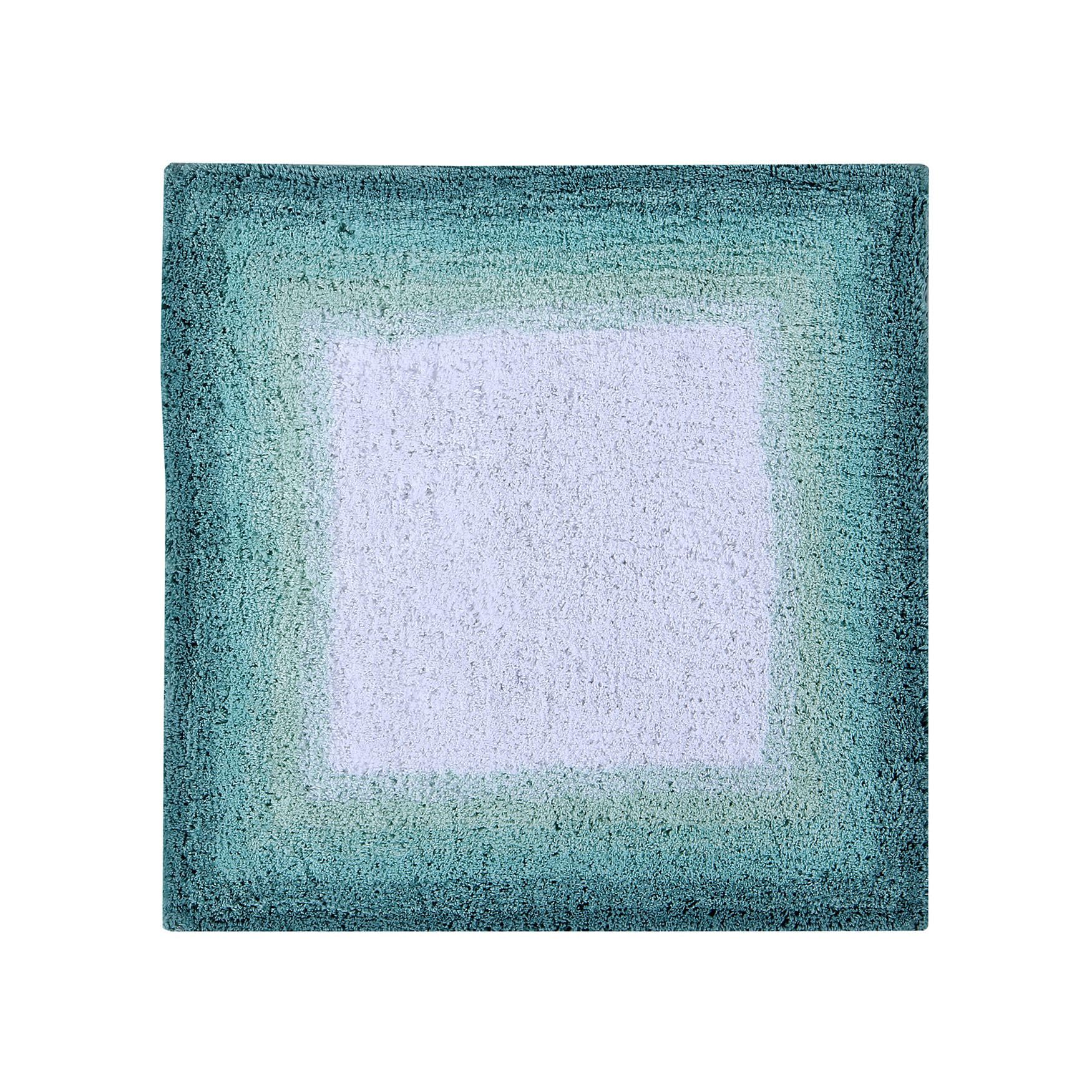 Relaxdays Tappeto da Bagno, Tappetino Doccia Lavabile, Antiscivolo, Cotone, Grigio, 40 x 50 cm