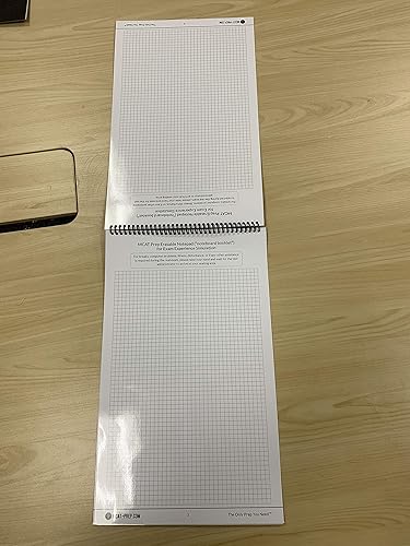 Miniatura 2 de MCAT Prep Erasable NotepadWhiteboard (noteboard booklet) with Staedtler Marker for Exam Experience Simulation