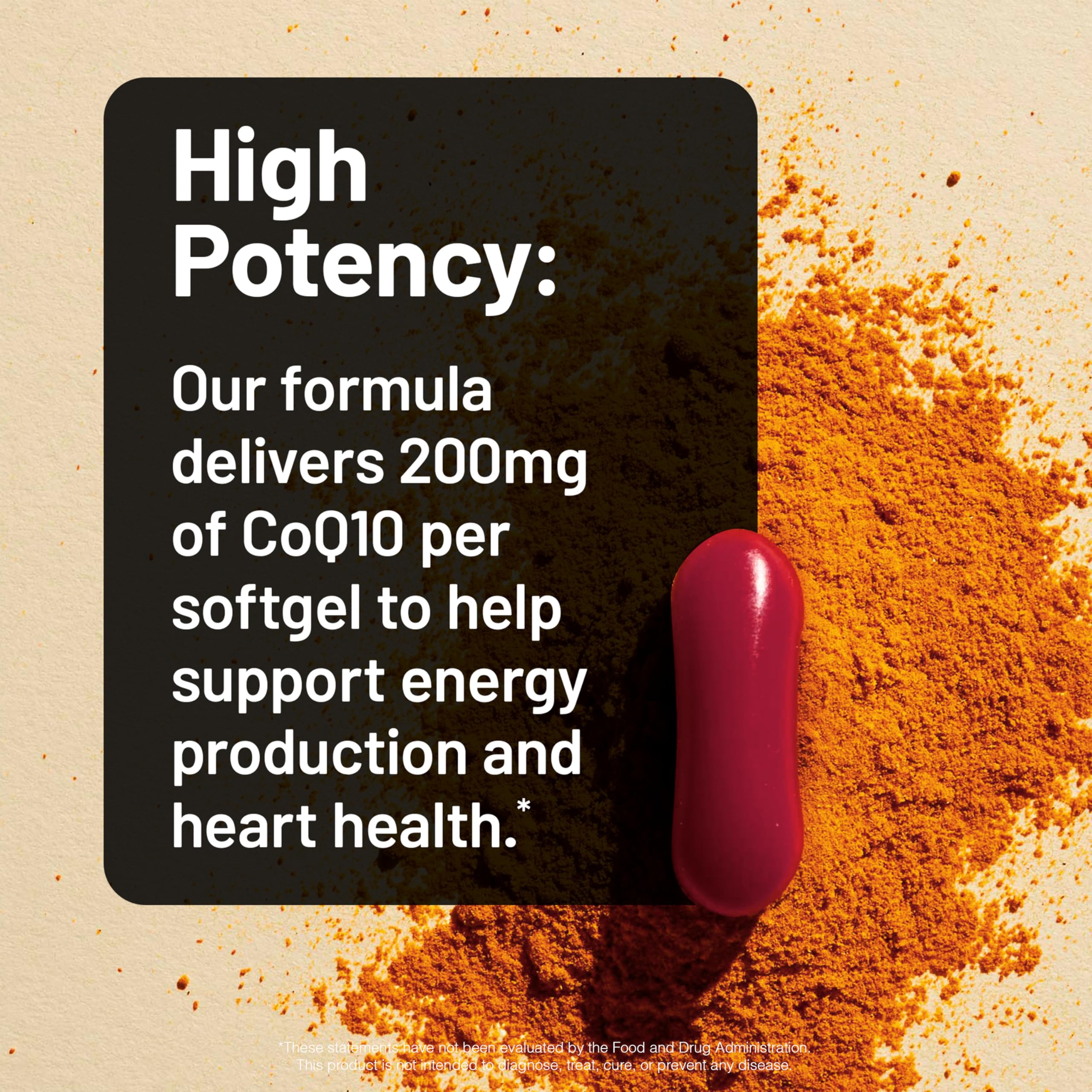 NatureWise CoQ10 200mg Softgels, High Potency Ubiquinone - Coenzyme Q10 Supplement - Antioxidant for Heart Health + Energy - Vegan, Non-GMO, Gluten-Free - 30 Count[1-Month Supply] — Amazon image 3