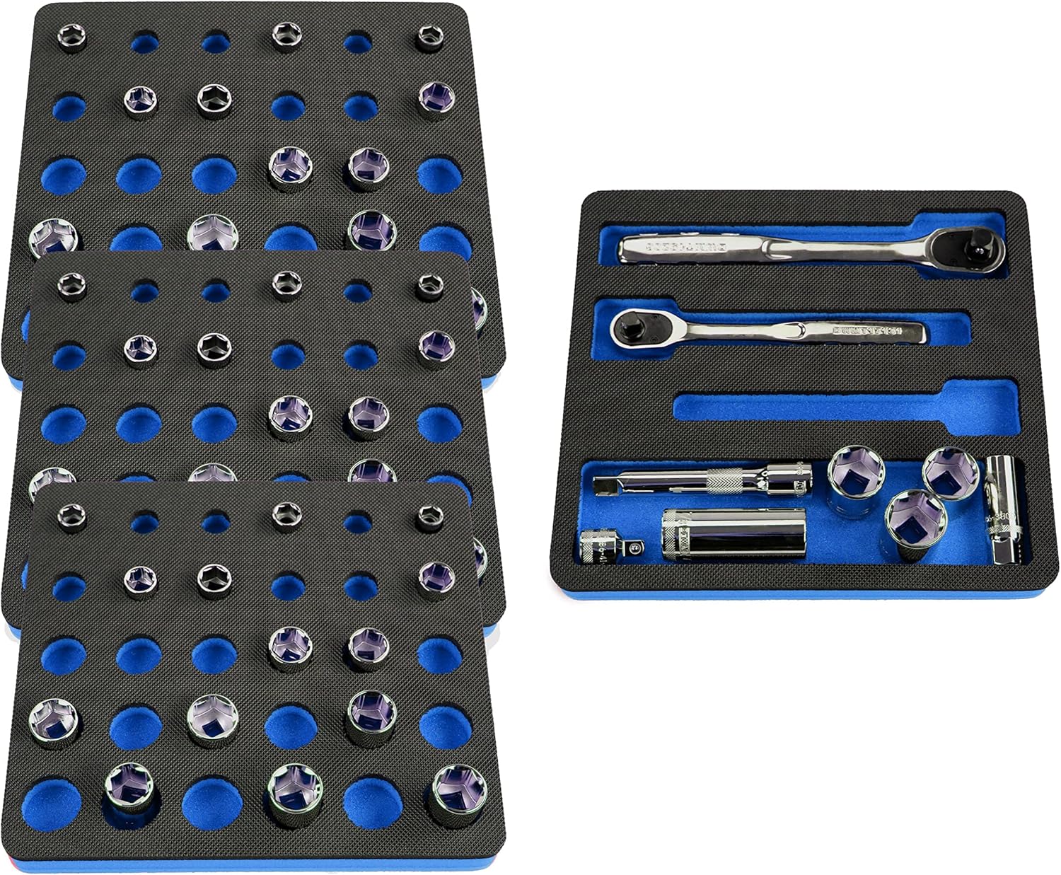 Polar Whale Tool Drawer Organizer 4Piece Ratchet and