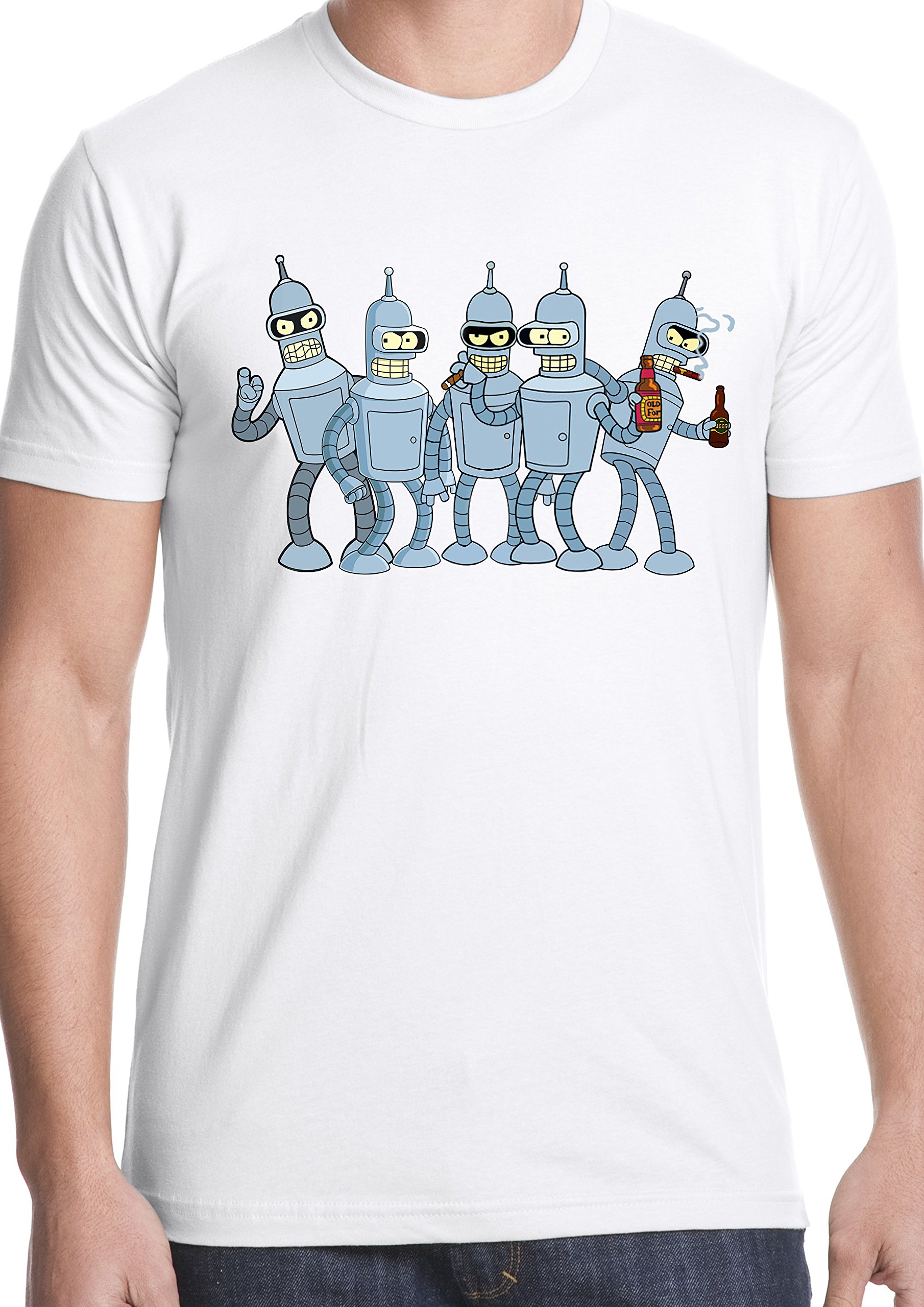 Bender T Shirt Popular Character from Futurama Machine Washable Fast DELIVERY