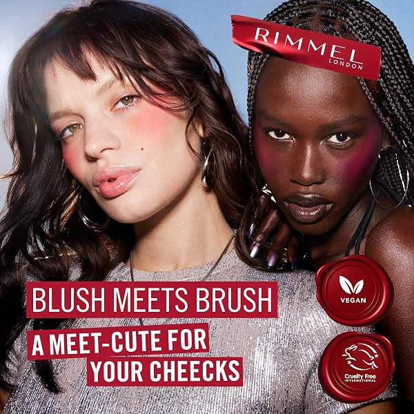Rimmel London Multi-Tasker Blush'N'Brush Stick, Colour Modulable, Water Resistant, Integrated Brush, Easily Slides 8g, 300 NEARLY SUEDE - 5