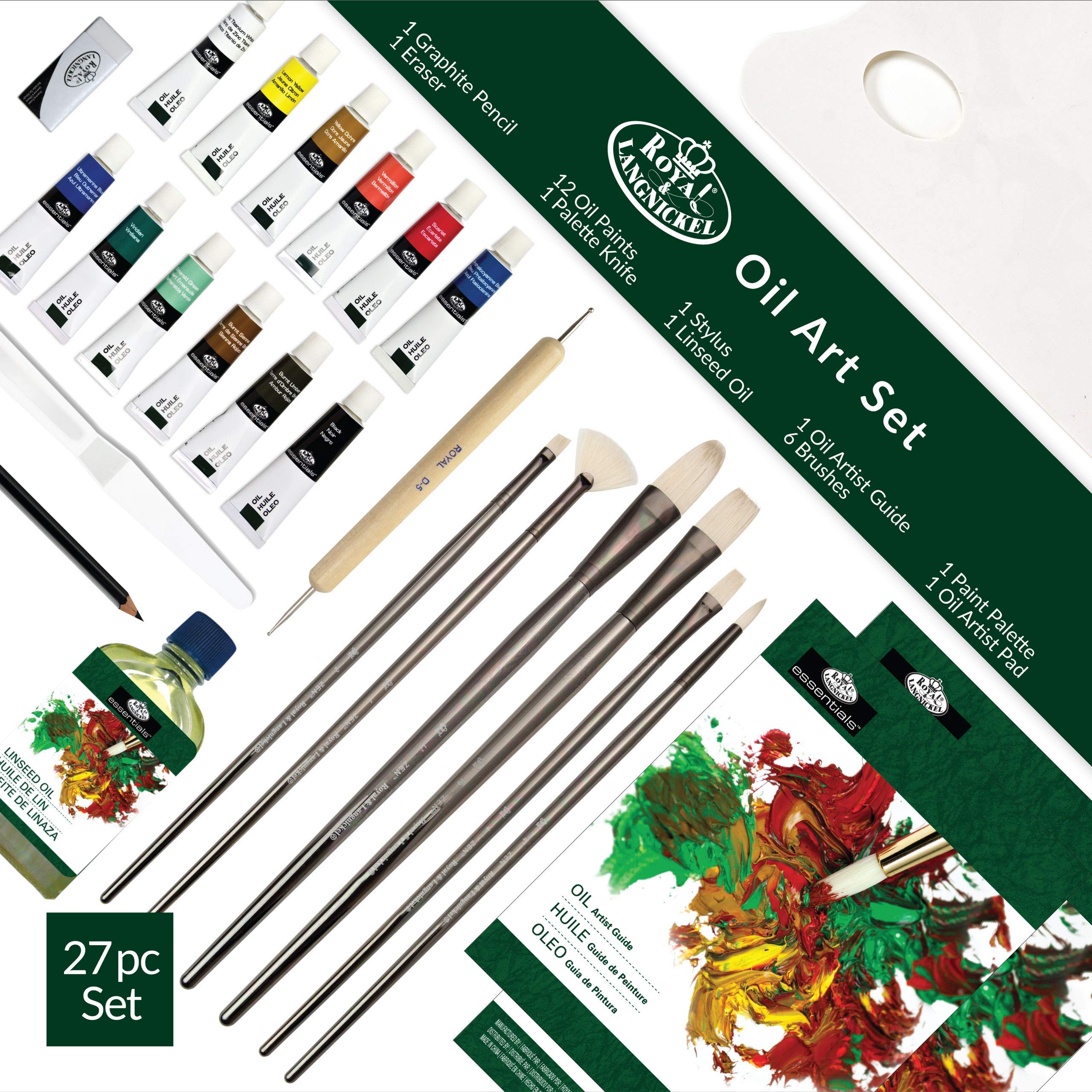 Royal & Langnickel - Set di 27 pezzi per pittura a olio