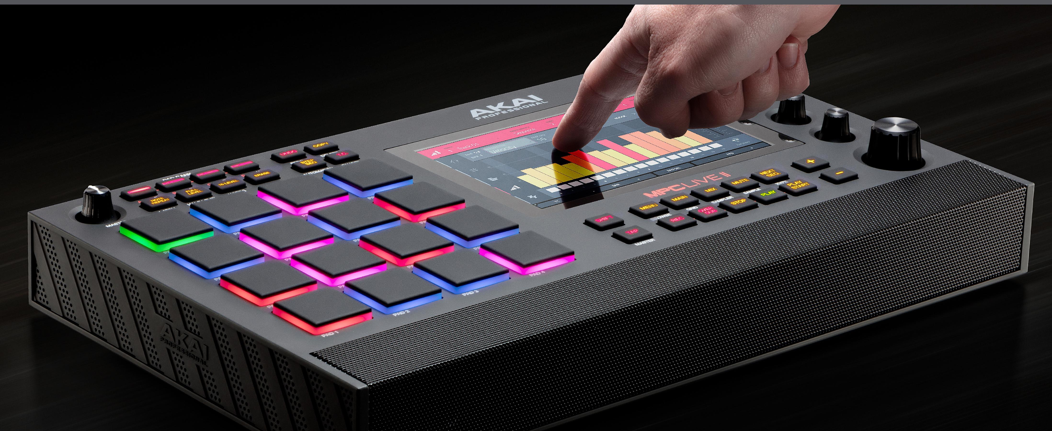 Akai Professional MPC Live II スタンドアロン ドラムマシン