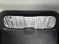 Vista 3 de YelloPro - Parasol para ventana trasera para puerta trasera de Mercedes Benz GLS 550, 350d, 450, 63 AMG, SUV, reflector UV, accesorios de protección