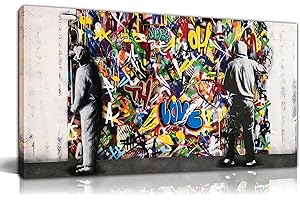 Banksy Canvas Wall Art for Living Room: Transform Your Space into a Street Art Masterpiece