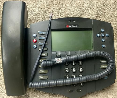 Miniatura 2 de Paquete de 10 cables de teléfono gris oscuro de 9 pies compatibles con Polycom SoundPoint Series IP Phone 321 330 331 335 450 500 501 550 560 650