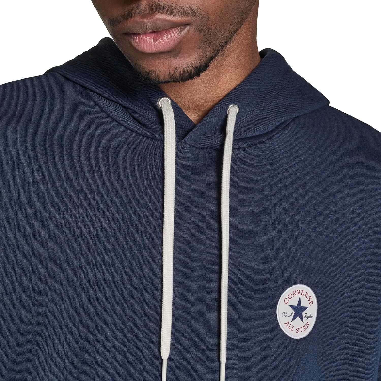 Converse Mens Standard Fit Core Chuck Patch Hoodie - Image 7