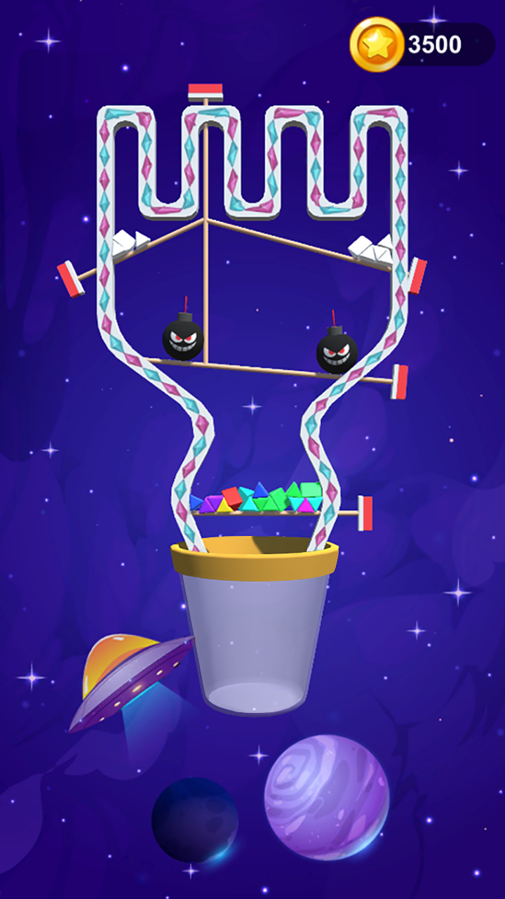 Pull the Pin Pin sorting Hook Puzzle for Android