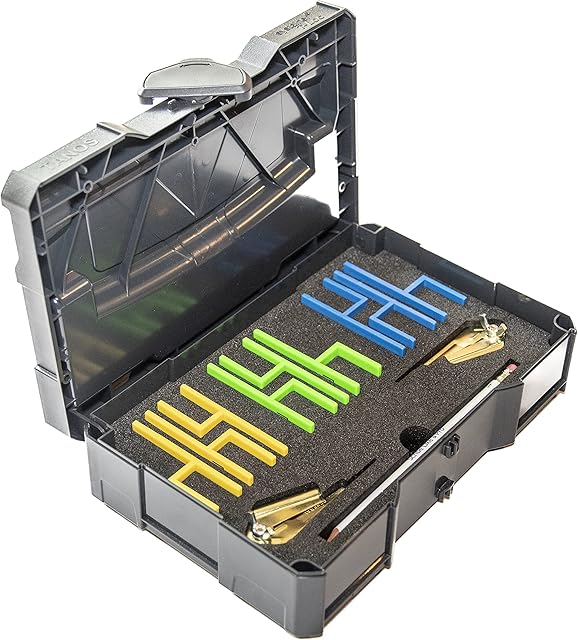 U-Scribe Jig Systainer Edition - Woodworking & Carpentry Jigs Set with tool box and accessories - Scribe Like a Pro and Mark Perfect Scribe Lines, Easier, Smarter and Safer