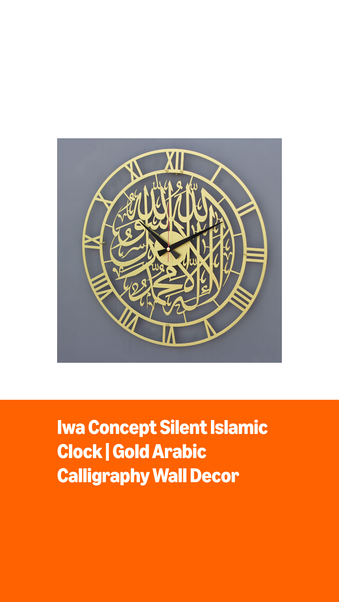 Reloj de pared silencioso Kalima metálico iwa concept miniatura 7