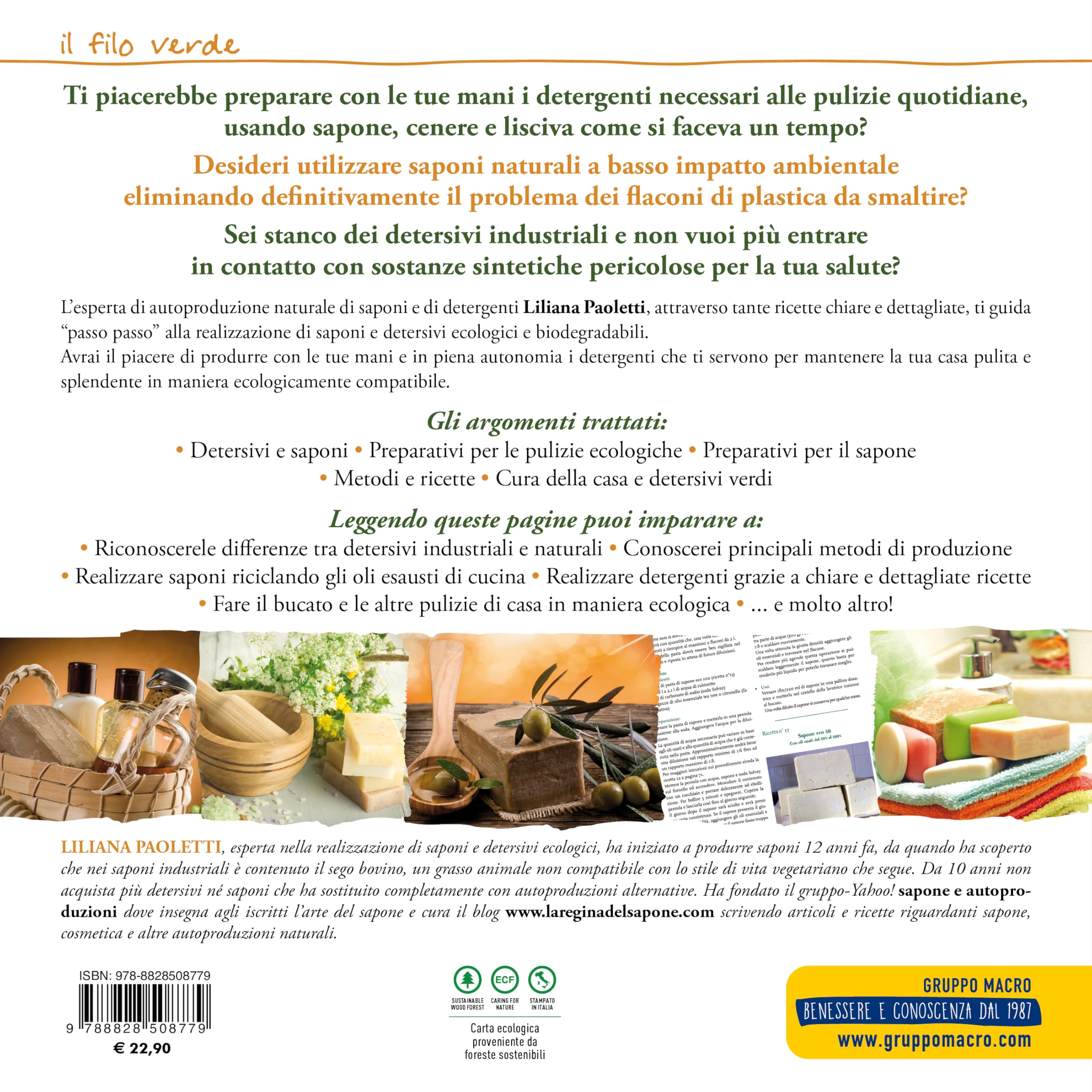 Saponi e detersivi naturali. Come farli in casa usando olio, cenere, soda e lisciva. Con ricette passo passo per realizzare tanti detergenti