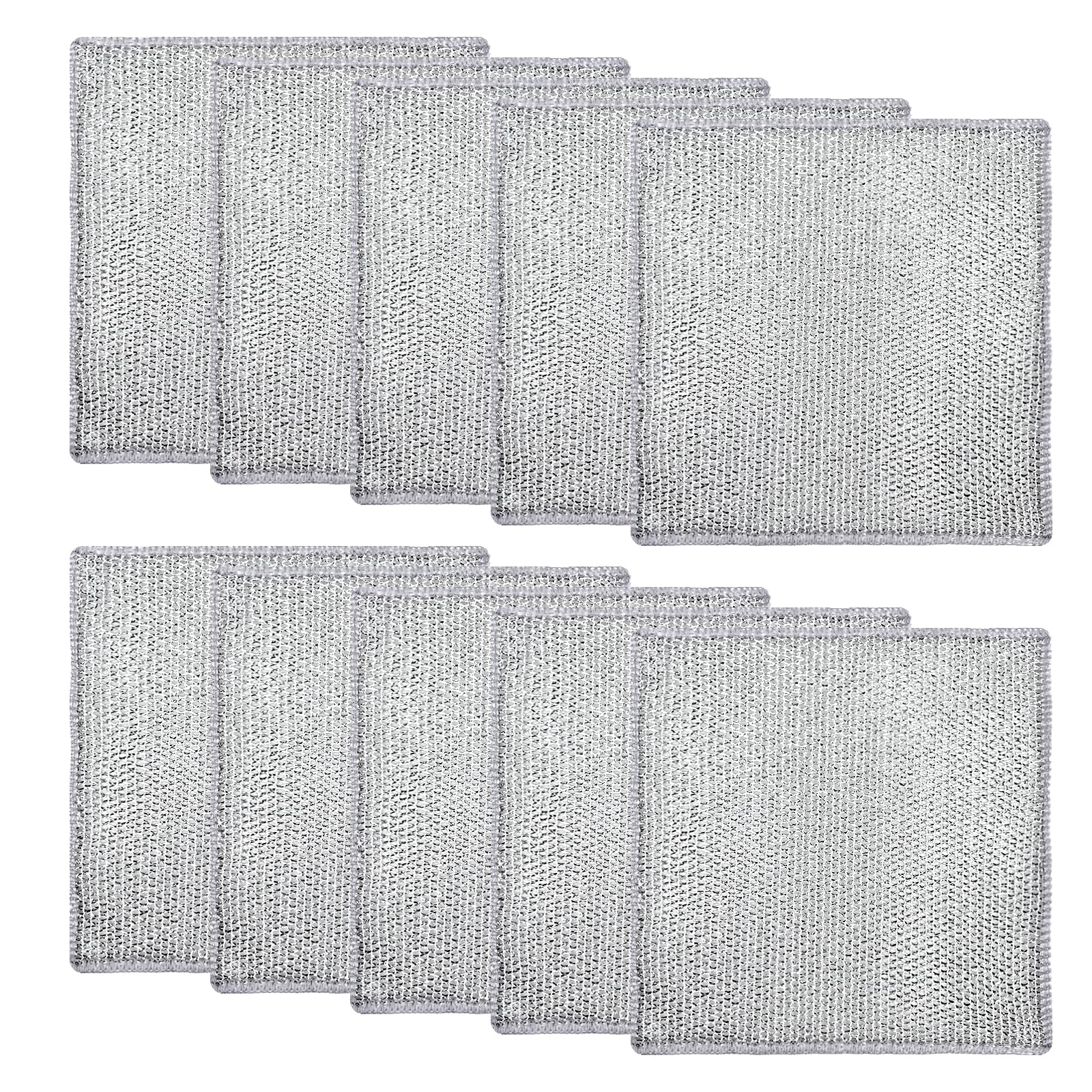 10pcs Multifunctional Non-Scratch Wire Miracle Dishcloth Cleaner, 7.87x7.87 Circularcite Multipurpose Dishwashing Rags for Wet and Dry Mesh Cleaning Pads Wash Cloth Dish Washing Gloves Scrubber Rack (B0CP9KG3QT) Amazon Price History, Amazon Price Tracker