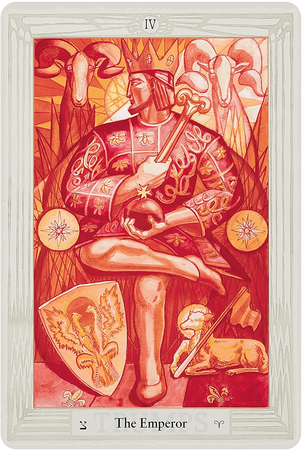 Crowley Thoth Tarot Deck (Large Edition): 78-Card Thoth Tarot Deck (Large Edition) by Aleister Crowley, with Egyptian Symbolism, Qabalistic & Astrological Insights, Occult Knowledge, Painted by Lady Frieda Harris, Plus Booklet