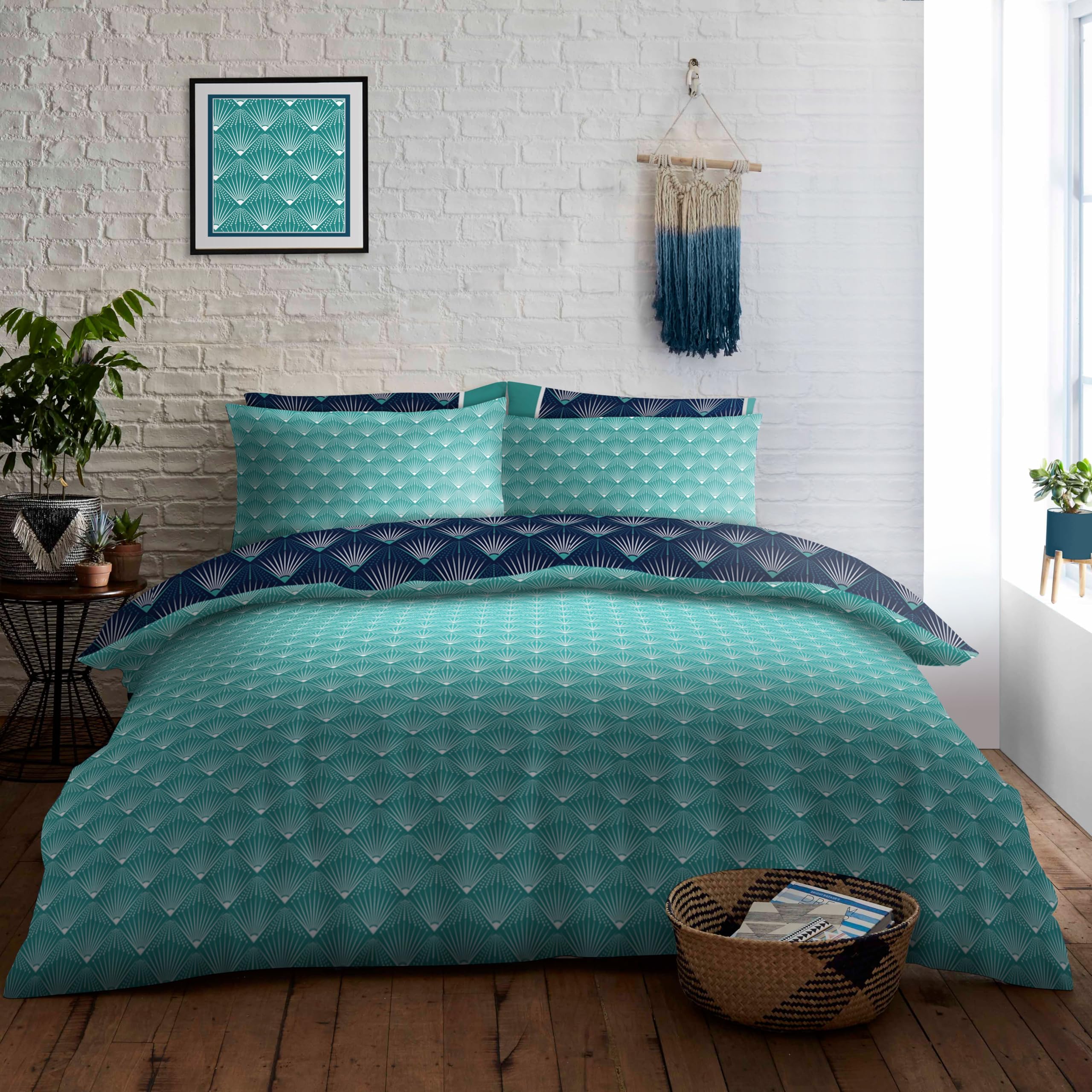 GC GAVENO CAVAILIA Reversible Bedding & Linen Set, Geometric Duvet Cover King Size Bed Set - Image 2