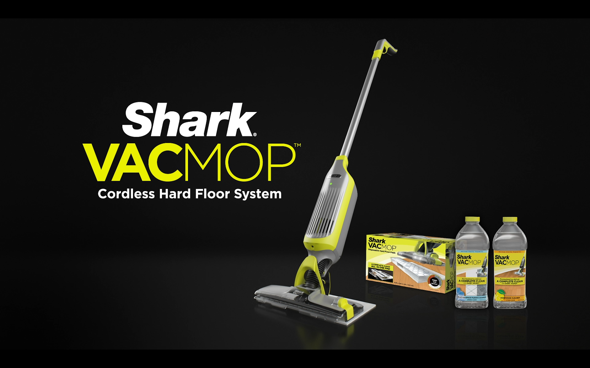 Shark VACMOP Pro Cordless Hard Floor Vacuum Mop (Renewed) – Spray Mop With Disposable Pads