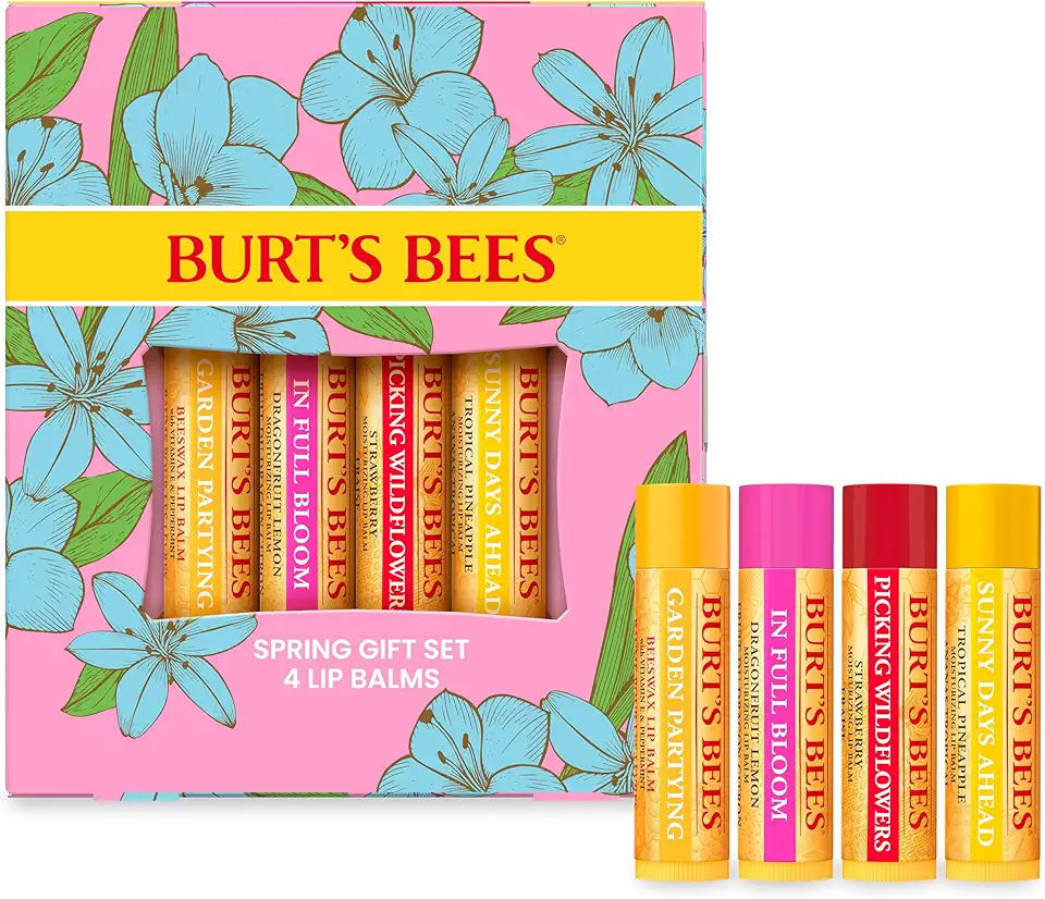 Burts Bees läppbalsam vårgåva 4 stycken