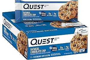 Maximal Gains with Quest Nutrition Oatmeal Chocolate Chip Protein Bar
