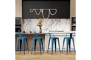 Industrial Bar Stools Set of 4 for A Touch of Urban Charm