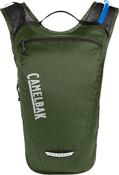 CamelBak HydroBak Light Bike Hydration Backpack, UltraLight LowProfile Design with 50oz Crux Reservoir, Army Green