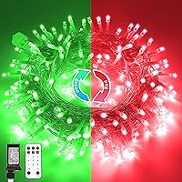 Vista 27 de JMEXSUSS 200 luces LED de Halloween para el aire libre, 66 pies, luces moradas y naranjas para decoraciones de Halloween, para interiores