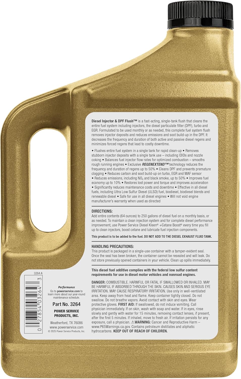 Power Service Diesel Injector & DPF Flush - 64 Ounce