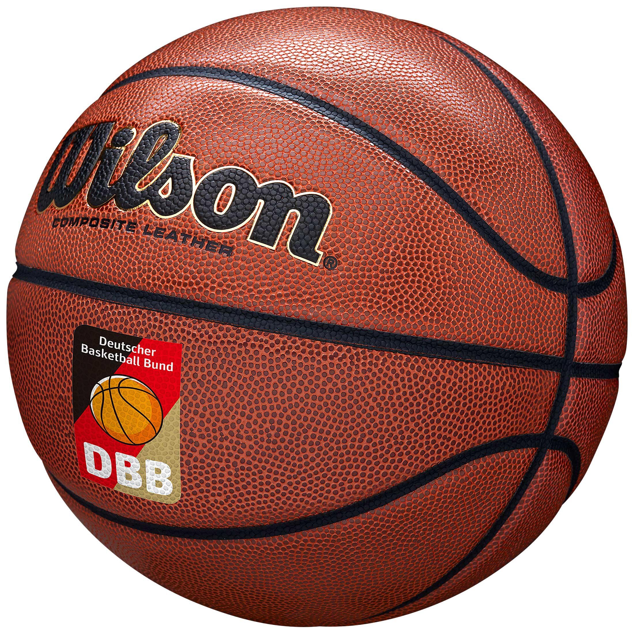 Wilson Reaction Pro DBB piłka do koszykówki, brązowa, 7