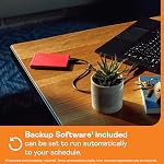 WD 6TB My Passport Portable External Hard Drive, Red, Includes Backup Software with Defense Against ransomware, and Password Protection - WDBR9S0060BRD-WESN