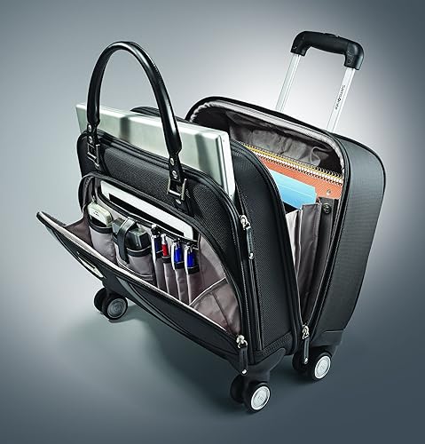Miniatura 3 de Samsonite equipaje con ruedas estilo oficina para mujer, Negro), 57475-1041