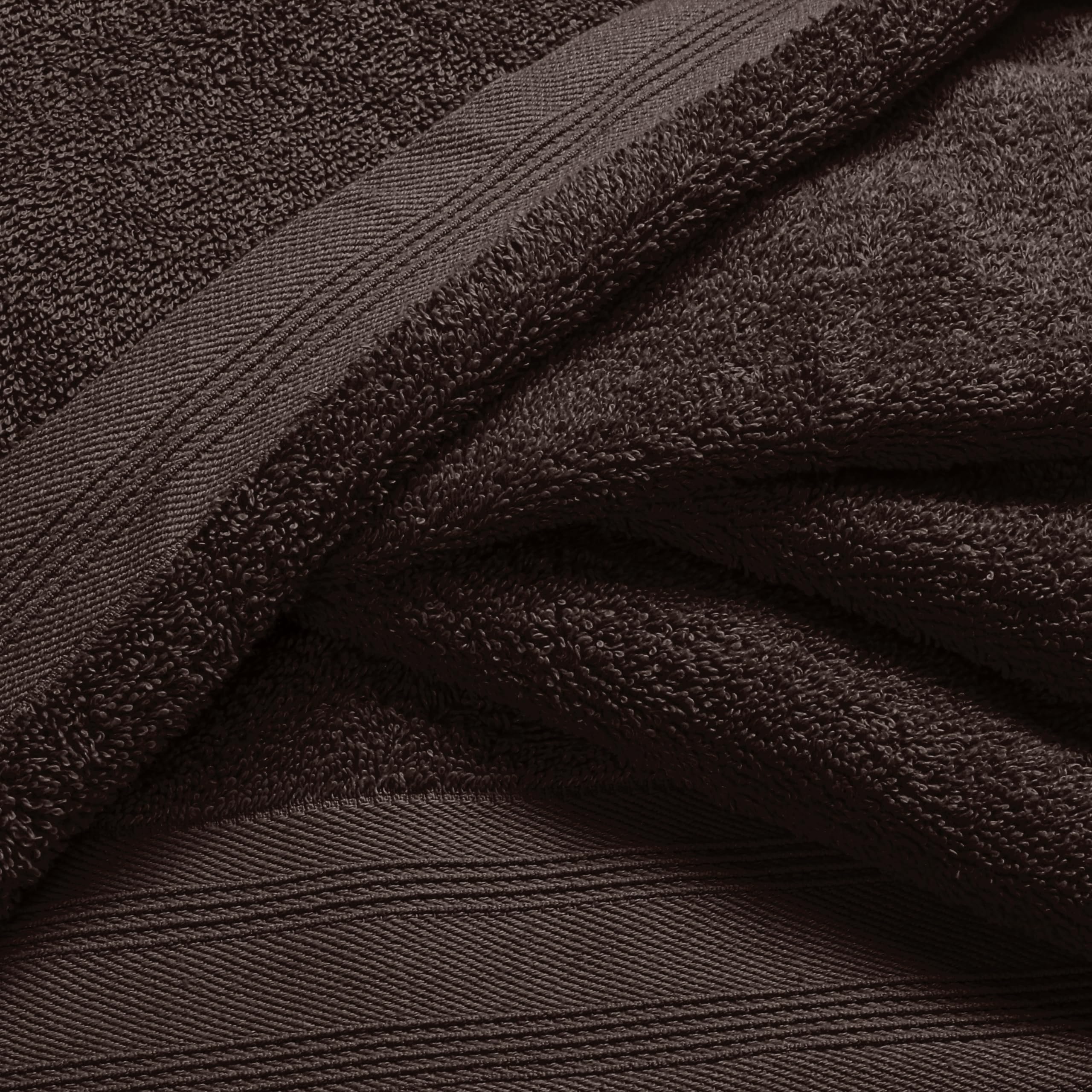 MALLONI HOME Ultra Soft zestaw 3 ręczników bawełnianych, zawiera bardzo duże ręczniki kąpielowe 70 x 140 cm, a ręczniki 40 x 60 cm i pościel 30 x 30 cm, brązowy