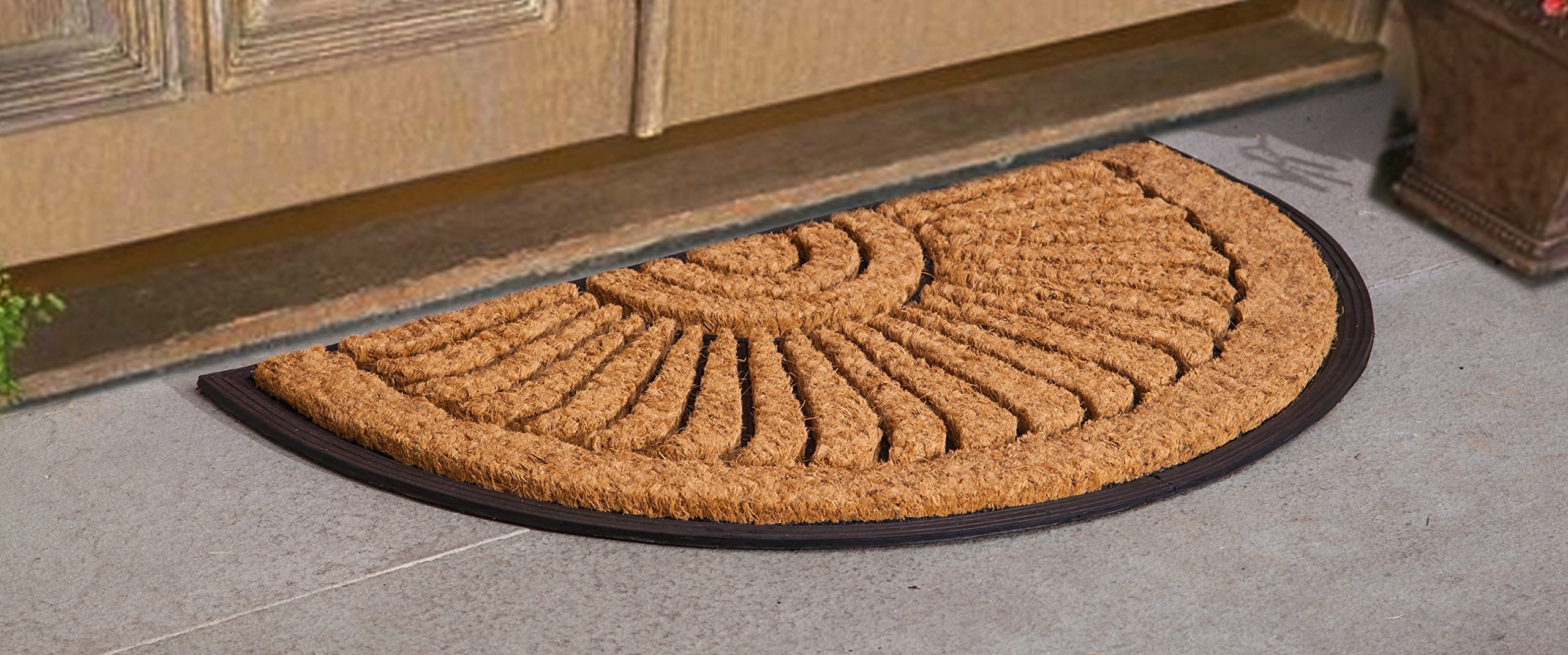 Sunburst Coir Black Doormat 72" X 36" Large